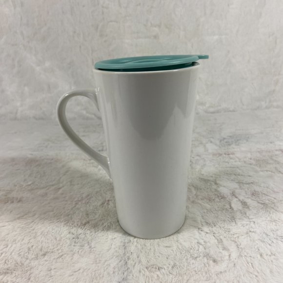 “A Whole Latté Happy” Hallmark Ceramic Travel Mug with lid Hallmark - Picture 2 of 8